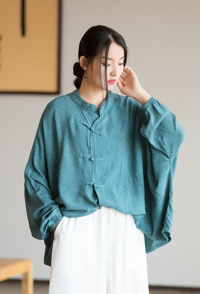 2022 Summer NEW! Women Chinese Style Th Cotton Linen Style Chinese and Clothing Osonian 