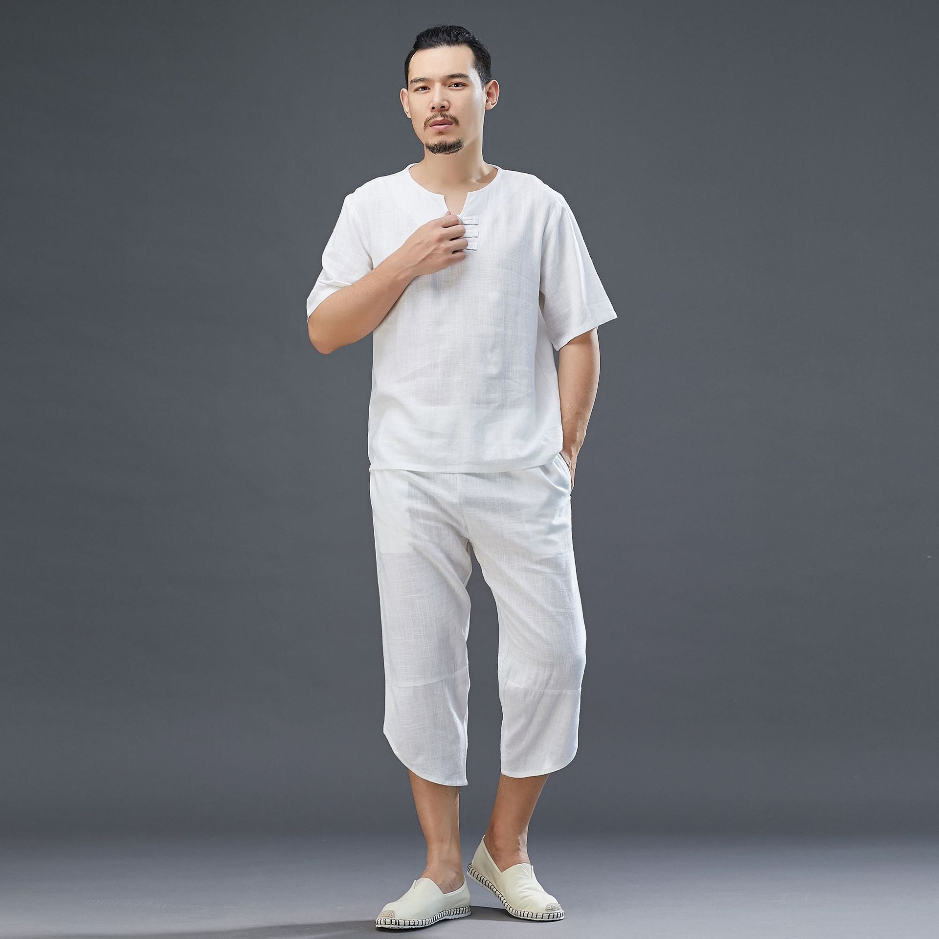 Plus Size Mens Jeans Shorts Baggy Hip Hop Capri Pants Large Embroidery  W30-W48 | eBay