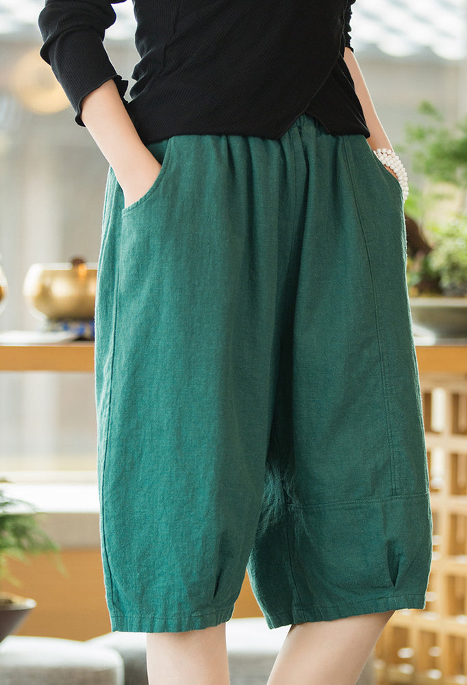 2021 Winter NEW! Women Sand-Washed Linen and Cotton Japanese Style