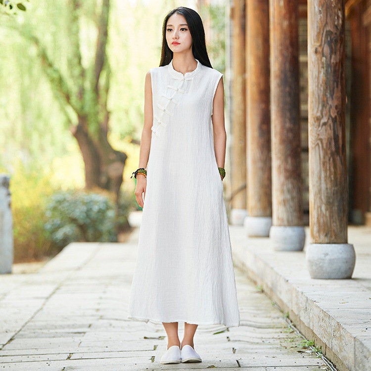 Buy Apanakah Nimbus Organic Cotton A-Line Dress For Women Online – APANAKAH